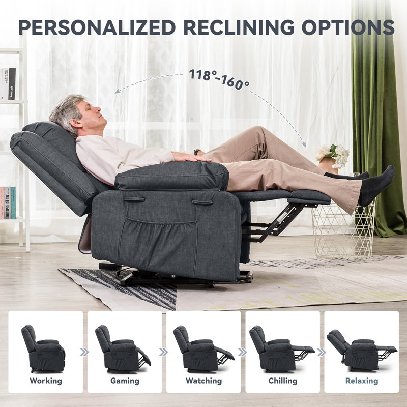 Power lift recliner chair for elderly electric recliner for elderly